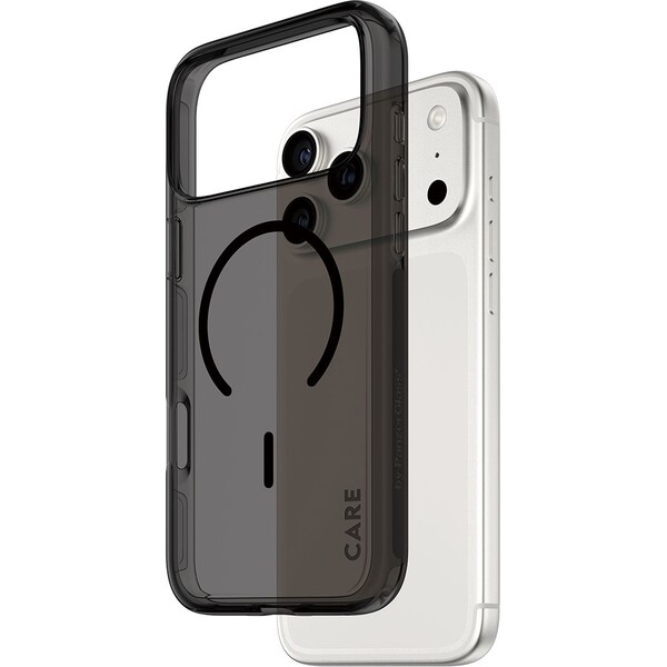 PanzerGlass® CARE Smokey kryt s MagSafe Apple iPhone 17 Pro Max kouřový/černý