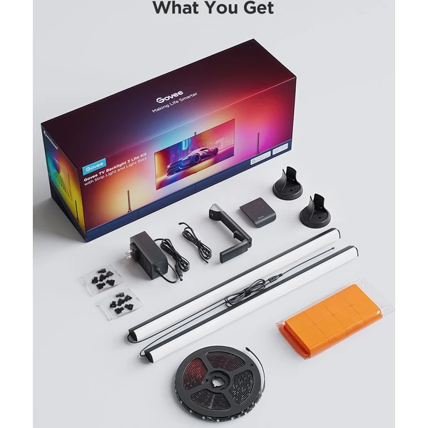 Govee TV Backlight 3 Kit Smart sada LED podsvícení - Chytrá osvětlení - Obrázek APKK000K01