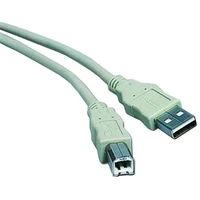 PremiumCord USB-A/USB-B kabel 5m šedý - Kabely a redukce