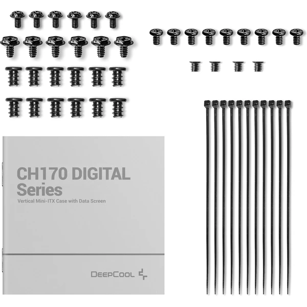 DEEPCOOL CH170 Digital černá - Počítačové skříně - Obrázek AR2E000K01