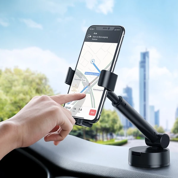 Baseus car holder gravity telescopic držák do auta  černý  - Držáky - Obrázek AR4C300401