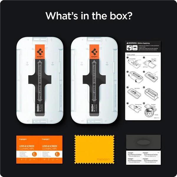 Spigen Glass EZ Fit Privacy 2 Pack ochranné sklo iPhone 14 Pro Max - Ochranné folie a skla - Obrázek AR81000701