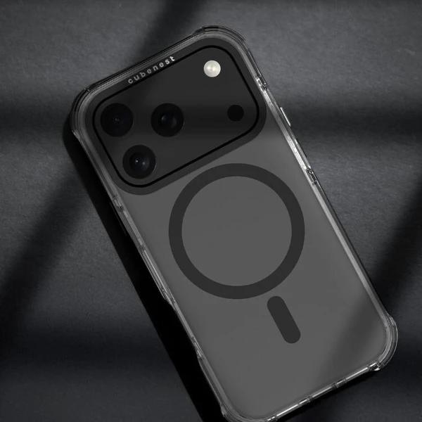 Cubenest MagPro Strong Guard MagSafe kryt iPhone 17 Pro černý - Pouzdra - Obrázek ARBK000K01