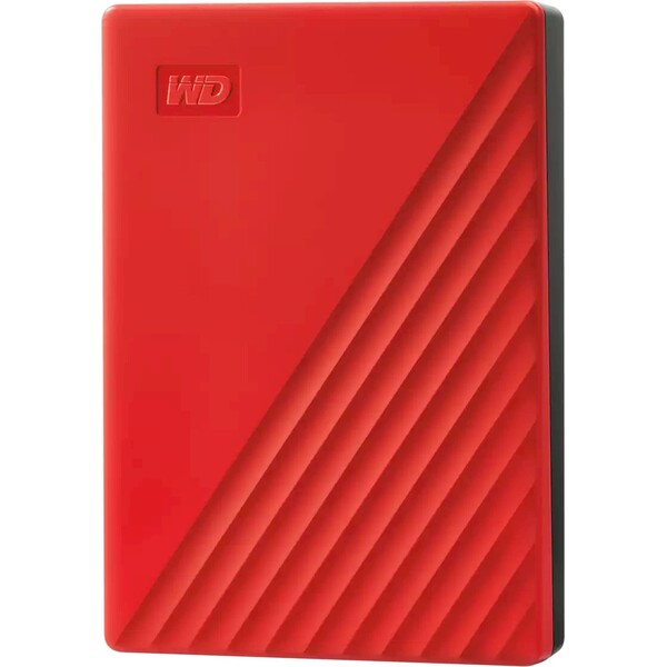 WD MY PASSPORT 6TB červený (WDBR9S0060BRD-WESN)