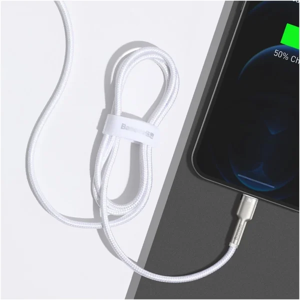 Baseus Cafule USB-C/Lightning napájecí kabel 20W 2m bílý - Kabely a redukce - Obrázek ARKGF00101