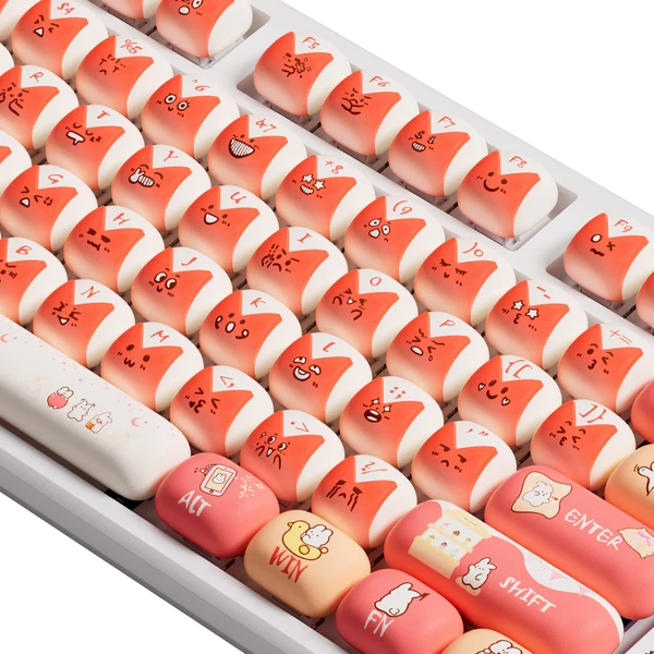 Akko MonsGeek MG108B Bunny Apple herní klávesnice (US) - Klávesnice - Obrázek ARQG000K01