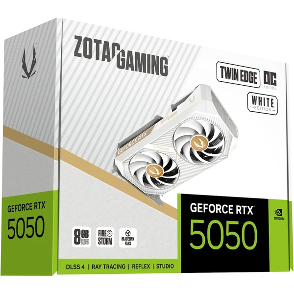 ZOTAC NVIDIA GeForce RTX 5050 Twin Edge OC White - Grafické karty - Obrázek ASLI000K01