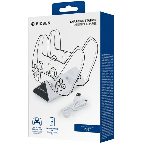 Bigben nabíjecí stanice pro DualSense PS5 ovladače - Dokovací stanice - Obrázek ASWB300401