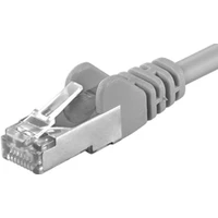 PremiumCord RJ45/RJ45 Cat5e F/UTP patch kabel 7m šedý - Kabely a redukce