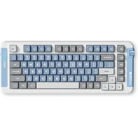 MCHOSE X75 bezdrátová klávesnice Blue/Grey - Klávesnice