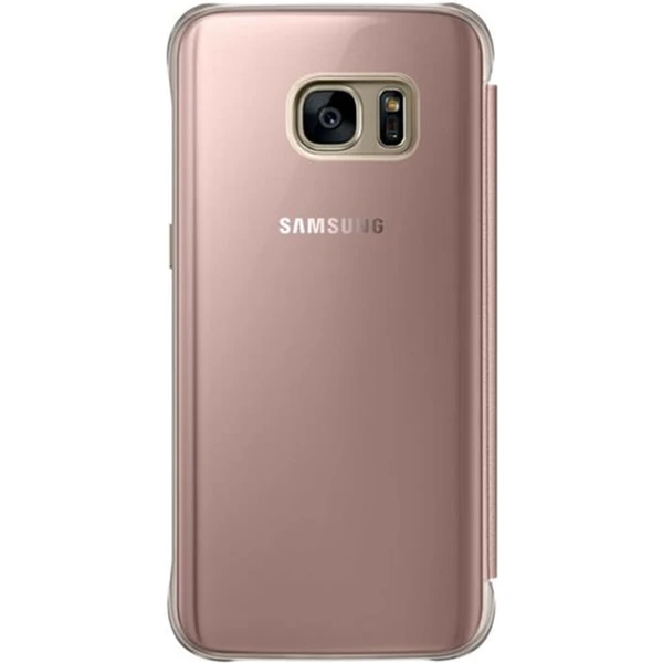 Samsung Clear View Cover Galaxy S7 růžový - Pouzdra - Obrázek ATDH000101