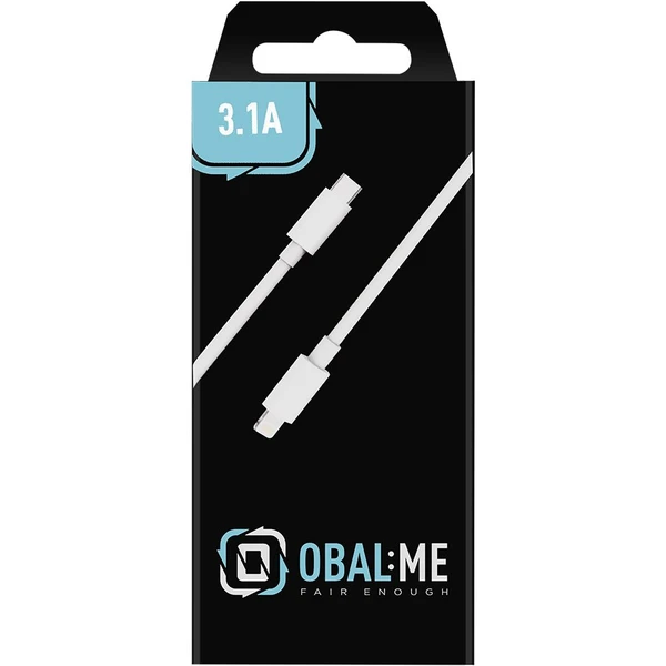 Obal:Me Fast Charge USB-C/Lightning napájecí kabel 1m bílý - Kabely a redukce - Obrázek AUK6000701