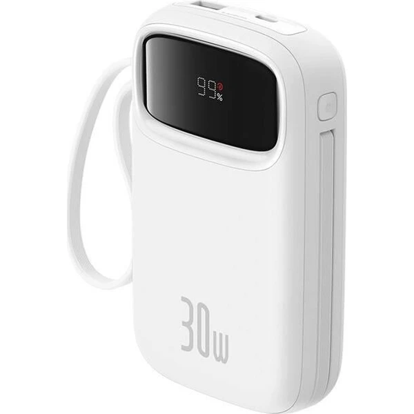 Baseus Qpow2 powerbanka 10000mAh bílá - Powerbanky - Obrázek AUTL000K01