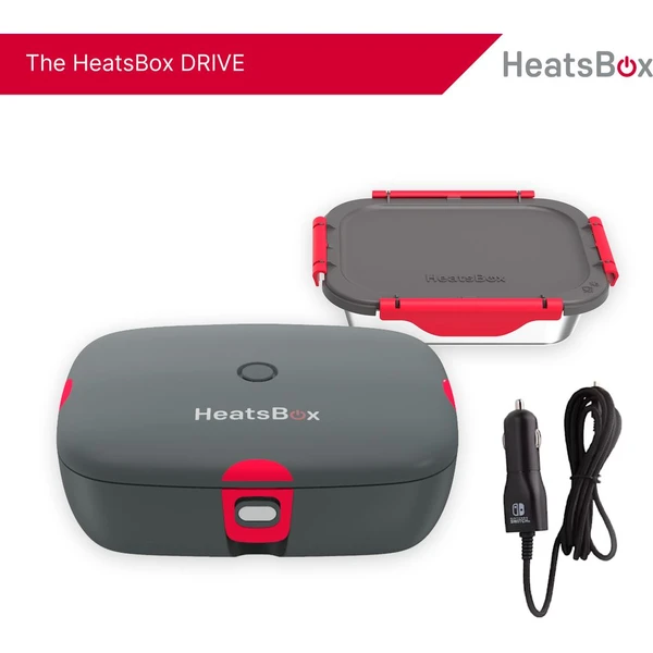 Faitron HeatsBox DRIVE chytrý ohřívací obědový box do auta šedý - Domácí spotřebiče - Obrázek AV2H000K01