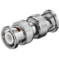 PremiumCord Koaxial BNC/Koaxial BNC redukce stříbrná - Kabely a redukce