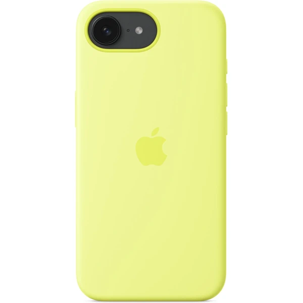 Apple silikonový kyt na iPhone 16e neonově žlutý - Pouzdra - Obrázek AVOH000K01