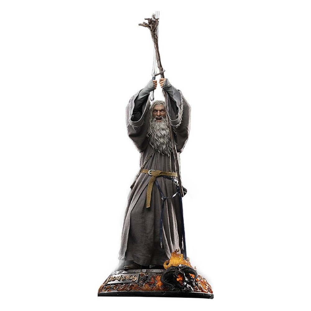 Socha Premium Infinity Studio X Penguin Toys The Lord of the Rings - Gandalf The Grey Scale 1/2 Mast