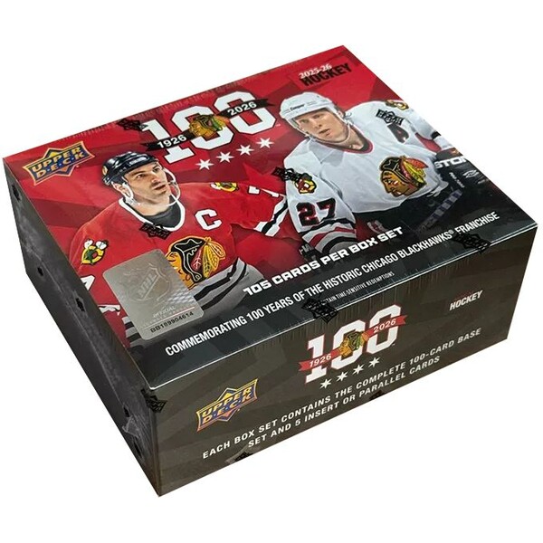 2025-26 Upper Deck Chicago Blackhawks Centennial Box Set
