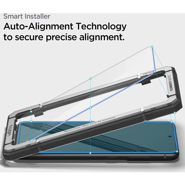 Spigen Glas tR AlignMaster 2 Pack tvrzené sklo Samsung Galaxy S21 FE 5G - Ochranné folie a skla - Obrázek AWE0700301