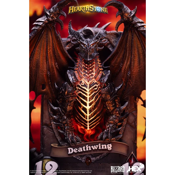 Soška HEX Collectibles Blizzard: Hearthstone - Deathwing 3D Art Frame - Sochy a sošky - Obrázek AXWF000K01