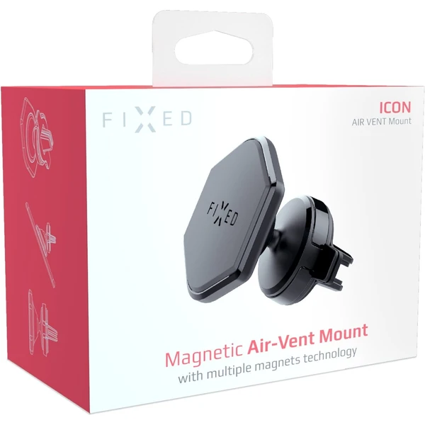 FIXED IconAir Vent magnetický držák do ventilace s kloubem černý - Držáky - Obrázek AYG2000301