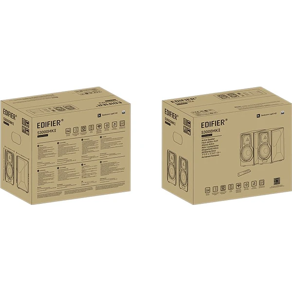 EDIFIER S3000MKII 2.0 bezdrátové reproduktory hnědé - Reproduktory - Obrázek AZ7H000K01