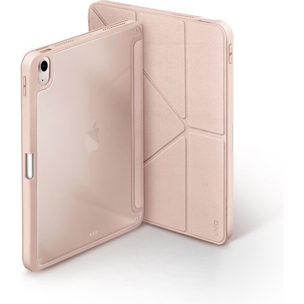 UNIQ Moven Antimikrobiální pouzdro iPad Air 10.9" (20/22)/Air 11" (2025) růžové