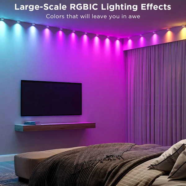 Govee RGBIC LED String Downlights stropní osvětlení, 5m - Chytrá osvětlení - Obrázek B0H4000J01