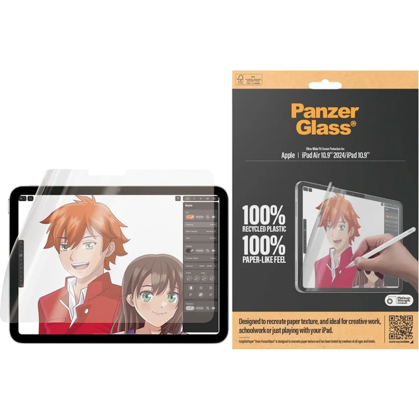 PanzerGlass GraphicPaper fólie na psaní a kreslení iPad Air 11" (24/25)/iPad 10.9"/iPad 11" (2025) - Ochranné folie a skla - Obrázek B0R4000J01
