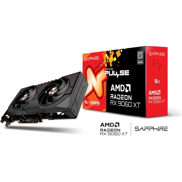 Sapphire PULSE AMD Radeon RX 9060 XT GAMING OC 16GB - Grafické karty - Obrázek B11H000N01