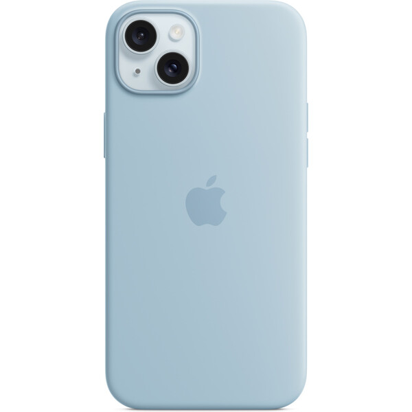 Apple iPhone 15+ Silicone Case with MS - Light Blue MWNH3ZM/A