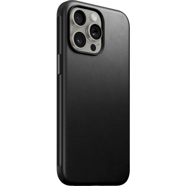 Nomad Modern Leather MagSafe iPhone 15 Pro Max černé