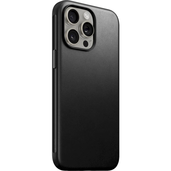 Nomad Modern Leather MagSafe kryt iPhone 15 Pro Max černý - Pouzdra - Hlavní obrázek