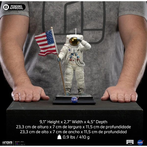 Soška Iron Studios Art Scale 1/10 Nasa - Apollo 11 Astronaut 23,3 cm - Sochy a sošky - Obrázek B1YK000K01