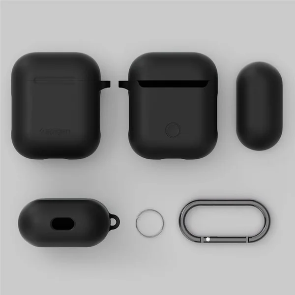Spigen Silicone Case pouzdro pro Apple AirPods černé - Pouzdra - Obrázek B2K0000301