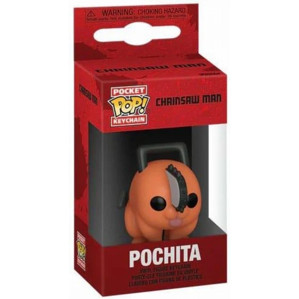 Funko POP! Keychain: Chainsaw Man - Pochita  - Klíčenky - Obrázek B2UC000N01