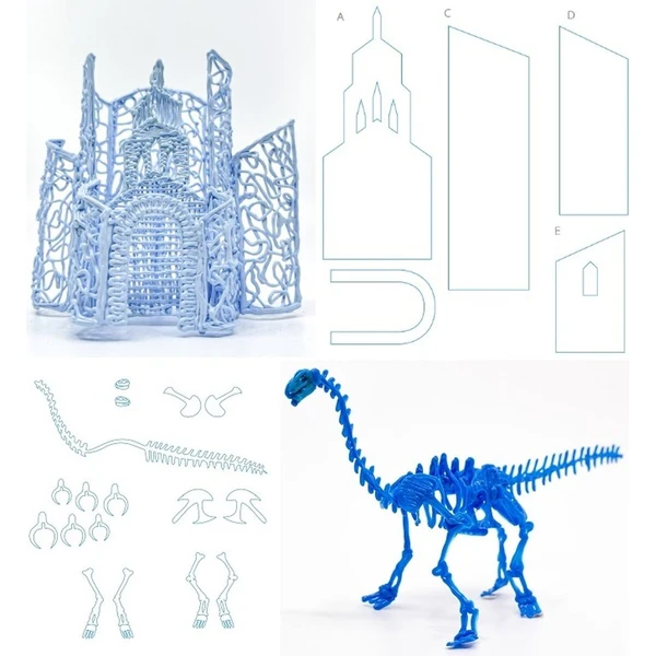 3Doodler 3D pero Start+ 72 náplní + 12 šablon - 3D Pera - Obrázek B370000K01