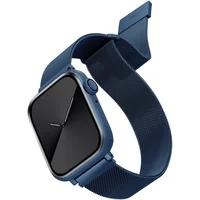 UNIQ Dante ocelový řemínek Apple Watch 46/45/44/42mm Cobalt modrý - Řemínky