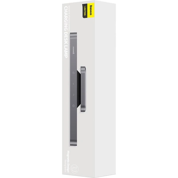 Baseus Magnetic Pro magnetická bezdrátová LED lampa šedá - Lampičky - Obrázek B3AE000N01