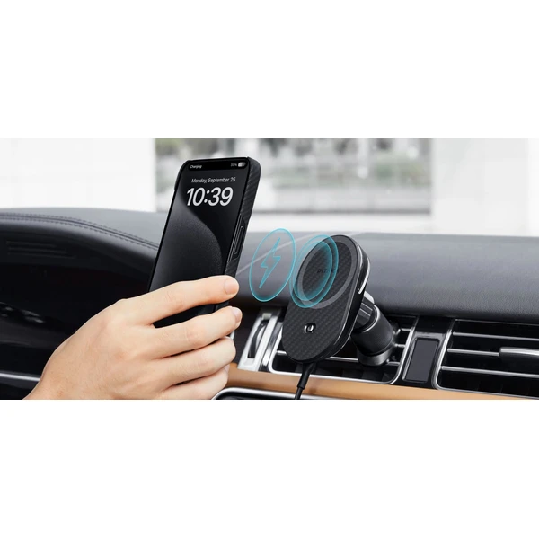 Pitaka MagEZ Car Mount Pro 2 držák do ventilace s MagSafe/Qi2 černý - Držáky - Obrázek B3QF000L01
