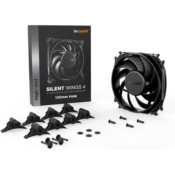 Be quiet! Silent Wings 4 PWM 120mm - Ventilátory pro PC - Obrázek B3VG300401