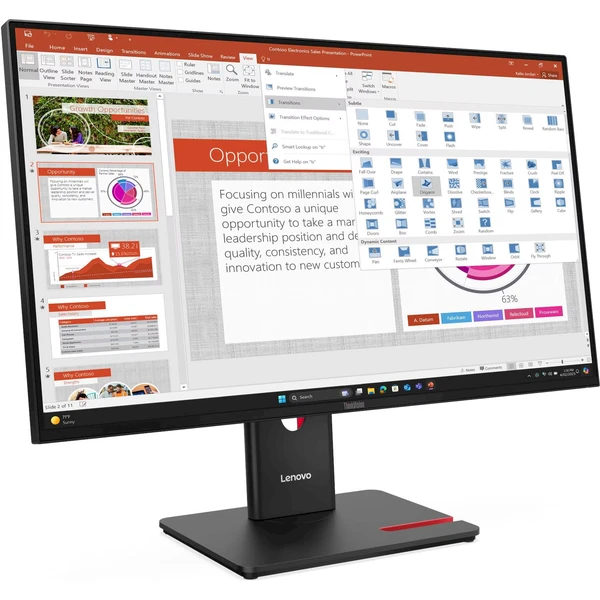 Lenovo ThinkVision T27-40 monitor 27" - Monitory - Obrázek B3YG000N01