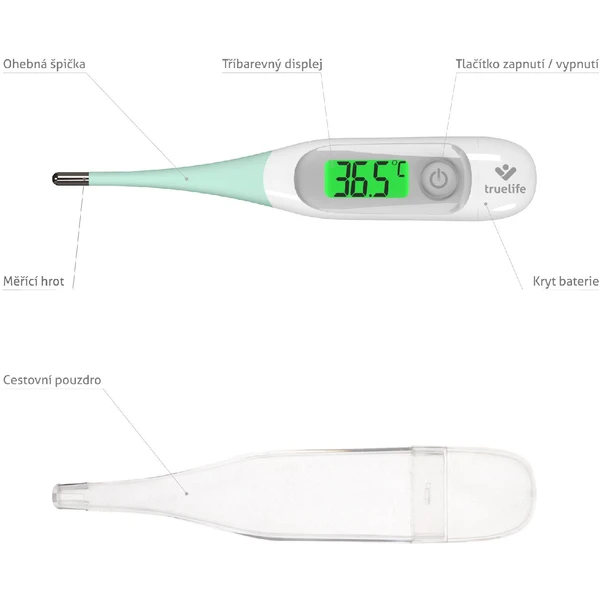 TrueLife Care T3 digitální teploměr - Teploměry - Obrázek B401000J01