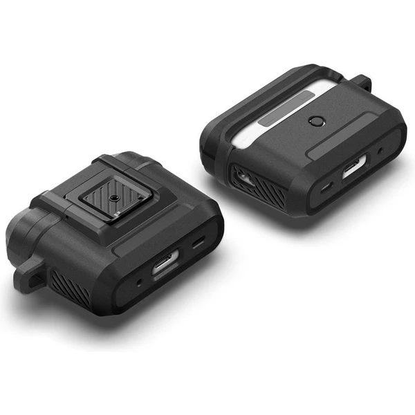 Spigen Lock Fit odolné pouzdro Apple AirPods Pro 2 Gen. matně černé - Pouzdra - Obrázek B405000J01