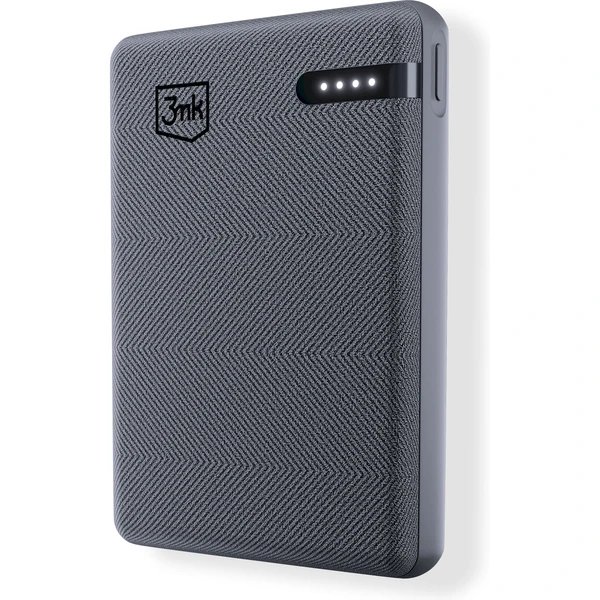 3mk Pocket Powerbank 5000mAh 12W šedá - Powerbanky - Obrázek B44G000K01
