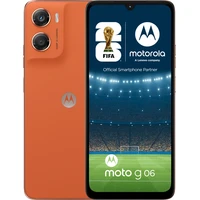Motorola Moto G06 4/64GB DS GSM PANTONE oranžový - Mobilní telefony
