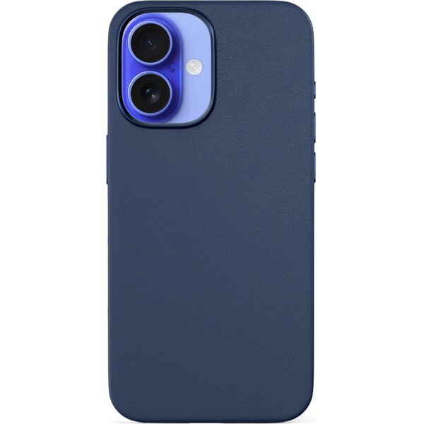 Epico Mag+ Leather kryt pro iPhone 16 modrá Modrá