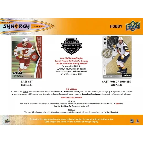 Hokejové karty 2023-24 Upper Deck Synergy Hockey Hobby Box - Hokejové karty - Obrázek B4I6000N01