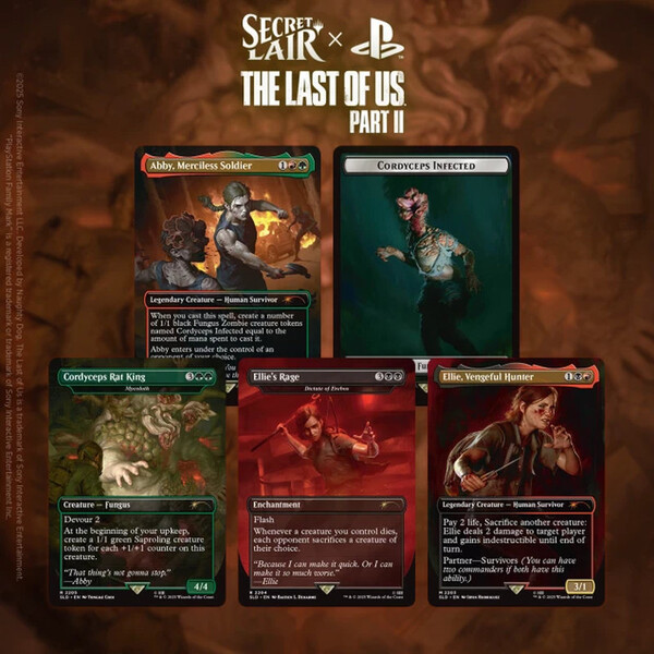 Set karet Magic: The Gathering- Secret Lair x The Last of Us: Part II - EN