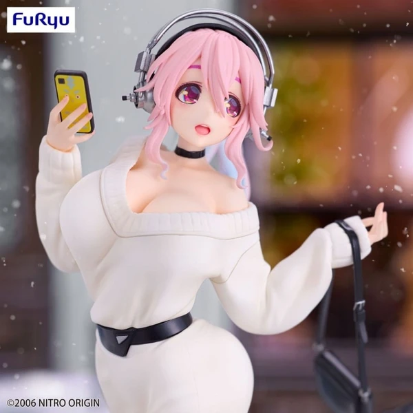 Soška Furyu Super Sonico Trio-Try-iT Winter Memory 21 cm - Sochy a sošky - Obrázek B4TE000P01